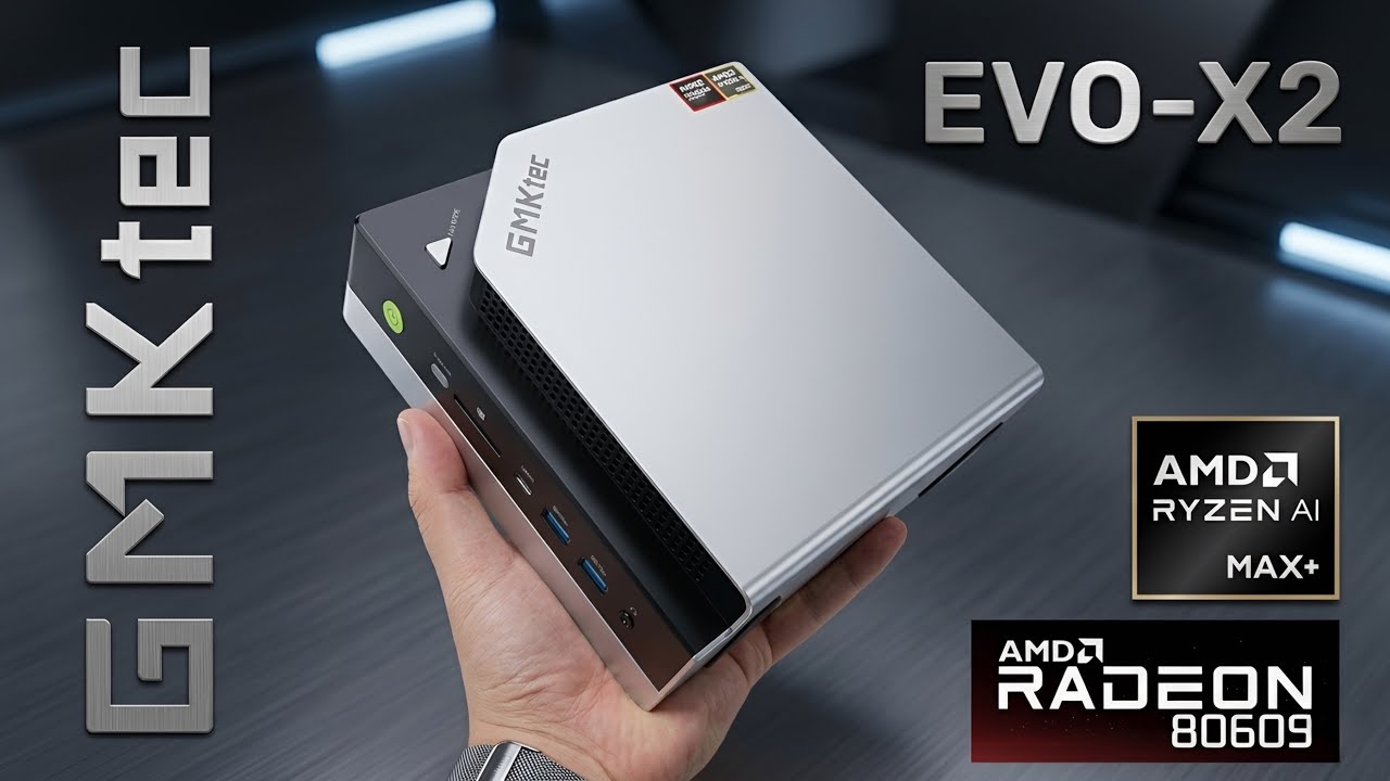 GMKtec EVO-X2: The Best Mini PC AMD Ryzen AI Max+ 395 / Radeon 8060S / 128GB Ram / 2TB SSD
