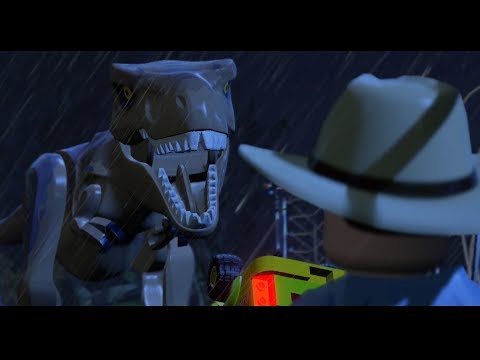 LEGO Jurassic World Walkthrough - T. rex Enclosure