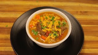 Beef Barley Soup -how to cook barley - healthy soup dinner recipes - homemade soups