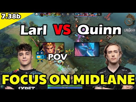 Larl Monkey King VS Quinn Leshrac | Focus on Midlane | 7.38b