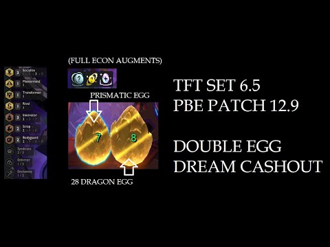 NEW TFT SET 6.5 PATCH 12.9 PBE || THE DOUBLE EGG DREAM IS REAL