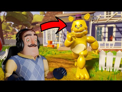 Neighbor Plays - Hello Neighbor Fast Fredbear mod