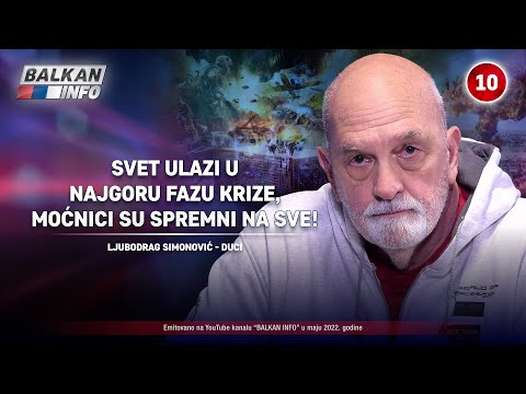 INTERVJU: Duci Simonović - Svet ulazi u najgoru fazu krize, moćnici su spremni na sve! (1.5.2022)