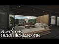 Bloxburg | Modern Oceanic Mansion | House Build