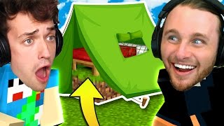 CAMPING BED WARS CHALLENGE | Minecraft Bed Wars