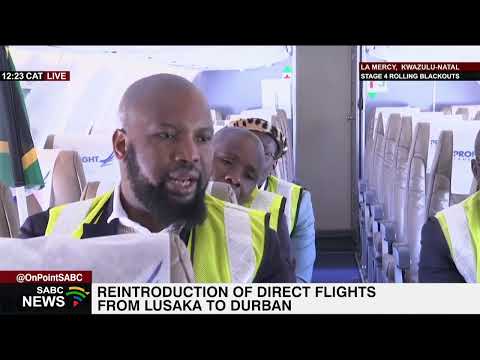 Reintroduction of direct flights from Lusaka to Durban