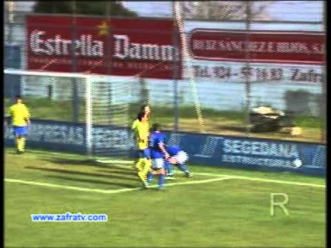 C.D. Zafra 3 - Valdelacalzada 0, primer tiempo