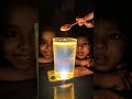 Glass Lighting Magic Turmeric Light Trick Behind Kids Reaction Shorts ട്രെൻടിനൊപ
