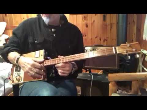 Sitting on the dock of the bay Otis Redding beginner  lesson on your 3 string Cigar Box Guitar