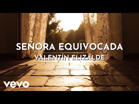Valentín Elizalde - Señora Equivocada (Visualizer)