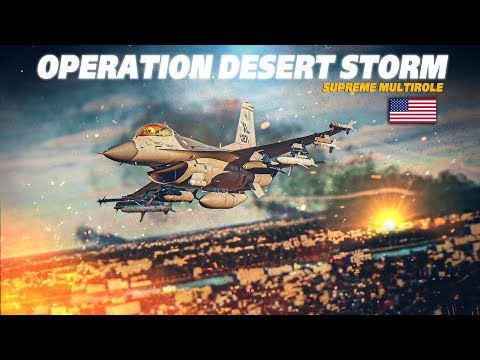 Operation Desert Storm | F-16C Viper Supreme Multirole | SEAD | Digital Combat Simulator | DCS |