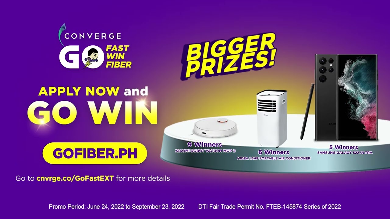 Go Fast Go Win Go Fiber (3rd Draw)