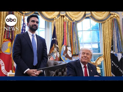 Trump congratulates Zohran Mamdani after White House meeting