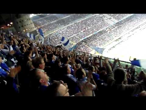 inter Mailand - Schalke 04 am 05.04.2011 !! Wir schlugen Roda... Fängesänge !! HD