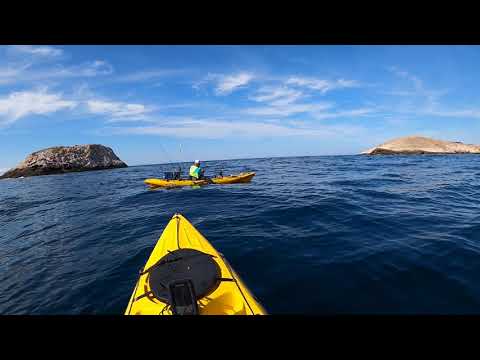 Pescuit din caiac in thassos, ton 10 kg ...!