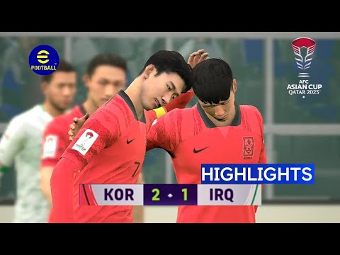 AFC ASIAN CUP QATAR 2023™ | Korea Republic 2 - 1 Iraq (Round of 16) | EFOOTBALL24