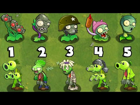 100% All Plants VS All ZomBotany 2 - Plants vs Zombies Mod ZomPlants vs Zombotany