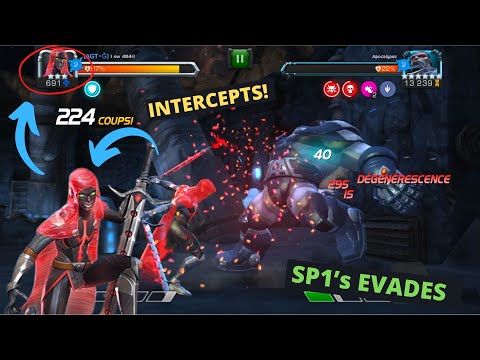 3* RANK 1 GUILLOTINE 2099 Vs. 6* RANK 3 APOCALYPSE (FULL LIGHT INTERCEPTS)