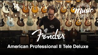 Video thumbnail for Fender American Professional II Telecaster Deluxe by Mooloolaba Music