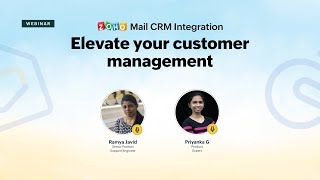 [Webinar] Explore Zoho Mail and CRM Integration - Elevate your custome