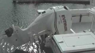 preview picture of video '1st run of 250 hp Evinrude E-TEC on the 23' Regulator'