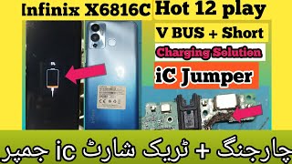 Download lagu Infinix Hot 12 Play Charging Problem | X6816C Charging ic jumper mp3