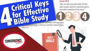 Bible Study Basics | 4 Tips for More Effective Bible Study