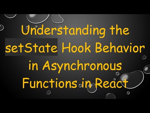 Understanding the setState Hook Behavior in Asynchronous Functions in React