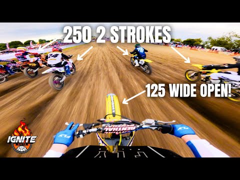GoPro: 23 Year Old 125 vs 250 2 Strokes!
