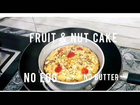 CHRISTMAS FRUIT CAKE| 👉BY SAJIDA KITCHEN| NO OVEN | NO EGG| BEST EGGLESS CAKE.🌰