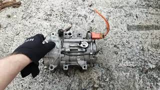 2012 Hyundai Sonata Hybrid: AC Compressor and Hose