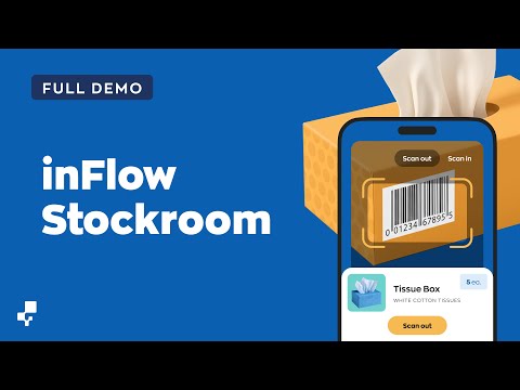 inFlow Stockroom Inventory Scanner App - Full Demo