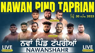 Nawan Pind Taprian (Nawanshahr) Kabaddi Tournament 30 Sep 2023