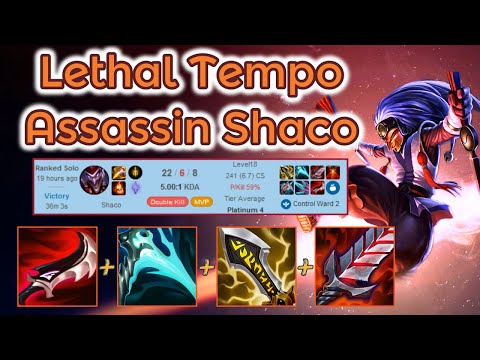 Lethal Tempo + Duskblade Shaco Massacre! ;D - S12 [League of Legends] Full Gameplay - Infernal Shaco