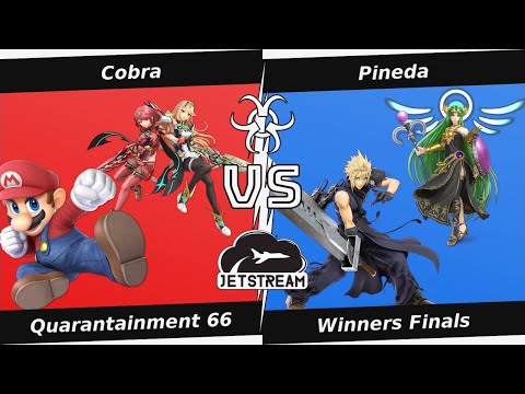 Quarantainment 66 Winners Finals - Cobra (Mario, Pyra) Vs Pineda (Cloud, Palutena) - SSBU