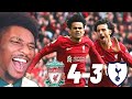 MOST CHAOTIC GAME THIS SEASON! | Liverpool 4-3 Tottenham Reaction