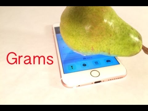 Cydia Tweak: Grams - Weigh items using iPhone 6s