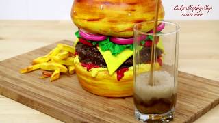 איך להכין עוגת המבורגר מאת CakesStepbyStep