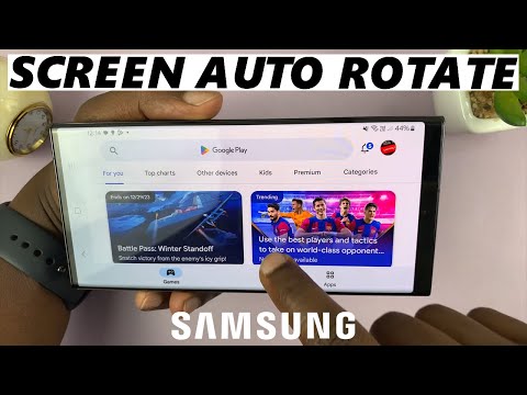 How To Auto Rotate Screen On Samsung Phone