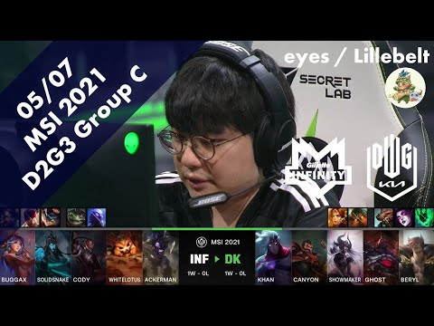 INF (Whitelotus Kalista) VS DK (BeryL Seto) Highlights D2G3 Group C - MSI 2021 Group Stage