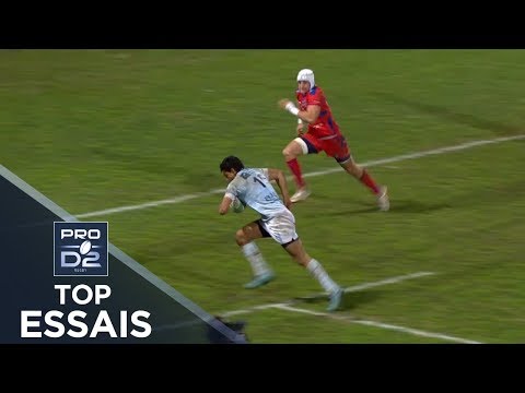 TOP Essais de la J22 – PRO D2 – Saison 2018/2019