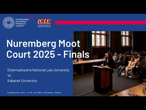 Nuremberg Moot Court 2025 - Finals