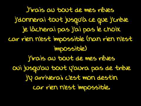 Mister You - Rien n'est impossible Ft Atheena [Paroles]