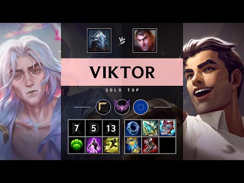 Viktor Top vs Jayce - EUW Master Patch 25.09