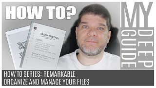 How To Series, Remarkable: Organize And Manage Your Files