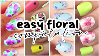 Easy & Cute Floral Nail Art Design Compilation 🌸