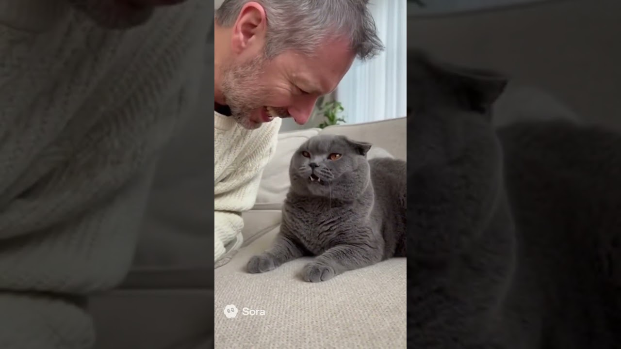 When You Put Your Finger in a Yawning Cat’s Mouth #shorts