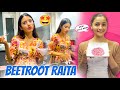 Alia Bhatt Ke Style mein Banaya Beetroot Raita 🌰