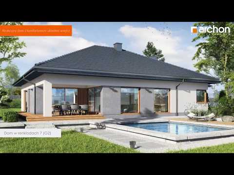 Dom w renklodach 7 (G2) - Efektowna parterówka I ARCHON+ Projekty Domów