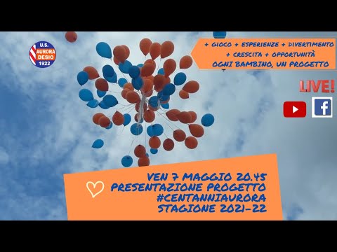 #CentanniAurora presentazione stagione 2021-22